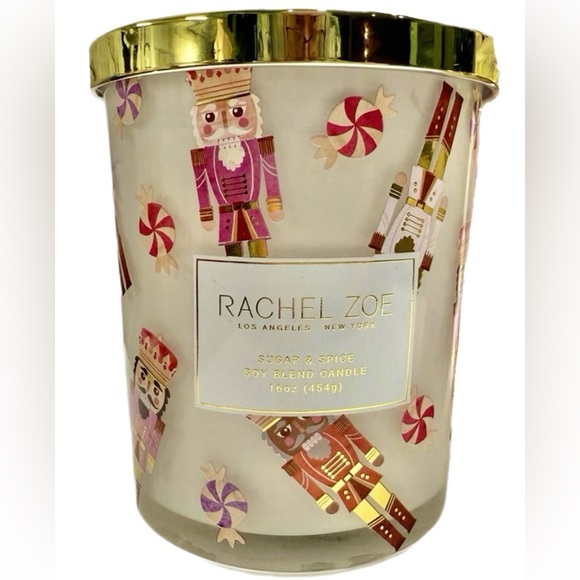 NWT! 🎅🏼 Rachel Zoe 16 oz. NUTCRACKER “Let it Snow” Christmas Holiday candle - Picture 2 of 11